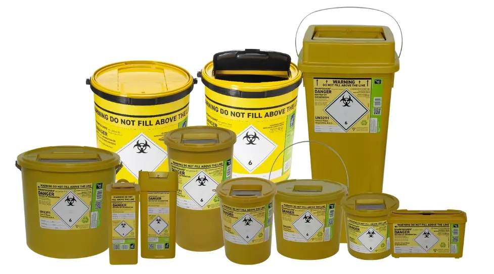 Sharps Containers - Yellow