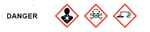 Sulphuric Acid, Concentrated 18M in Safety Bottle, ACS Grade, 500mL