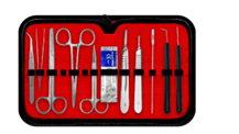 Advanced Dissection Kit & Carry Case for Medical /Biology/Veterinary Students 30pcs (includes 10 Size 10 & 20 Size 22 blades) 