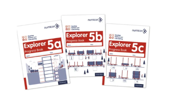 Numicon Number 5 Explorer Progress Books
-Age 9+.