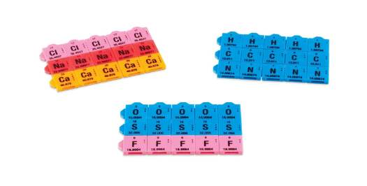 Hand2mind Periodic Table of Elements and Chemistry Connecting Tiles