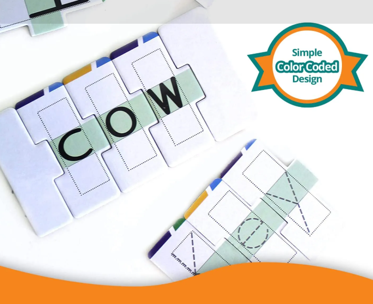 Word Builder Dry Erase Puzzle-3-in-1- Learn, Build, Write