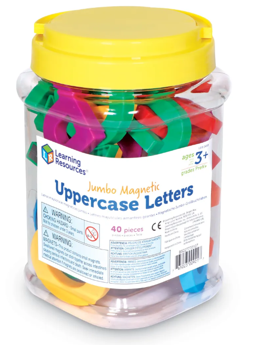 Jumbo Magnetic Uppercase Letters