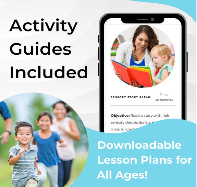 Labeled Sensory Mats w/Lesson Plans