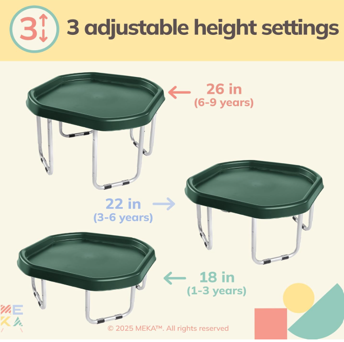 Sensory Tray Set with Stand – Small