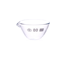 Simax 90ml Evaporating Basin, Glass, Flat Bottom, 80 x 31mm- Single