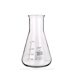 PH Conical Flask, 500ml Wide Neck - Single