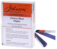Litmus Paper Blue, 10 books/200.
