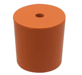 Rubber Stopper 1-hole 13mm - 13x16x24- 10/pack