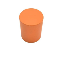 Rubber Stopper Solid 17mm - 17x20x26 -10/pack
