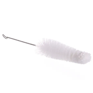 Test Tube Brush with Cotton Tip, Nylon Size 12-16mm 