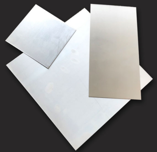 Zinc Metal, Sheet, LG- 6" x 12"