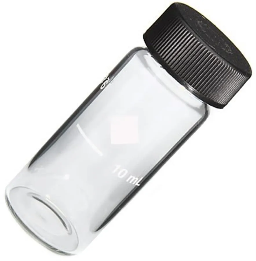 Sample Bottle: Hach 10ml Round, Glass