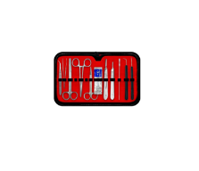 Dissection Kit & Carry Case, Student - 30pcs (includes 10 Size 10 & 20 Size 22 blades) Advanced 
