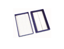 Microscope Slide Storage Box - Plastic for 25 Slides 