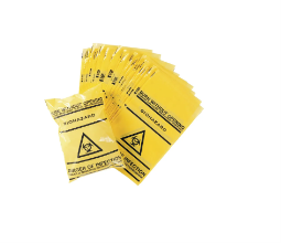 Biohazard Waste Bags (Yellow), Autoclavable, 20cm x 36cm (8x11)- 50/pack