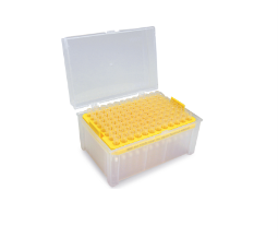 Filtered Micropipet Tips, 2 to 200 µL, Sterile, Rack of 96