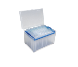 Filtered Micropipet Tips, 2 to 10000 µL, Sterile, Rack of 96