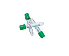 Plastic 4ml Blood Collection Tubes (Heparin Tubes) Sodium Heparin - 100/pack, Green