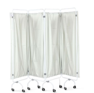 Treatment Room Screen/Curtain, Four Section, Folding