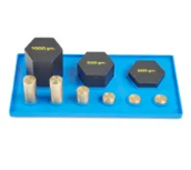 Set of Masses (Weights) w/tray