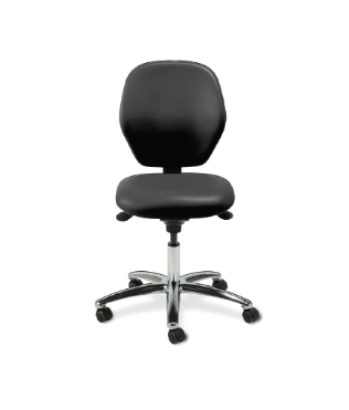 ESD (anti-static) Clean Room/Lab Tech Chair with brake loaded castor, height adjust, HEPA Filter - Med