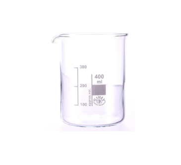 Simax 400mL Glass Beaker, Squat - Single