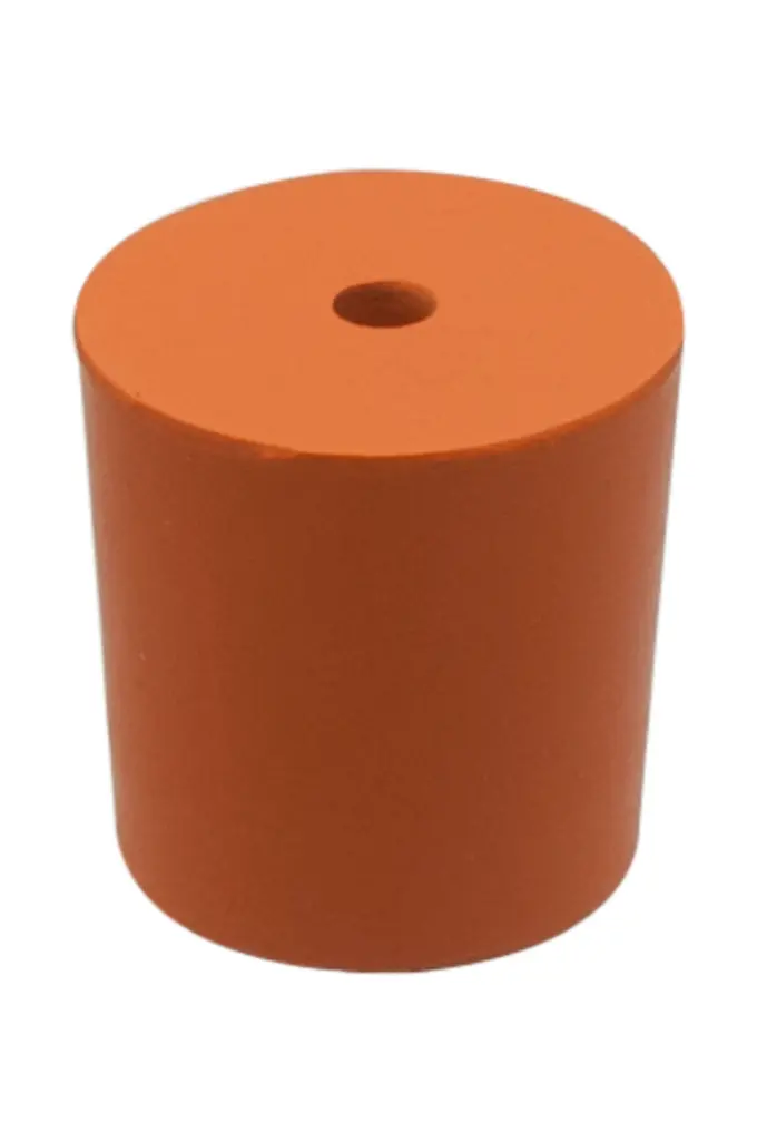 Rubber Stopper: 19mm 1-Hole-10/Pack 