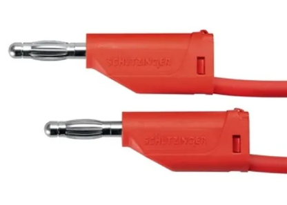 4mm Stackable 250mm Plug Lead-Red