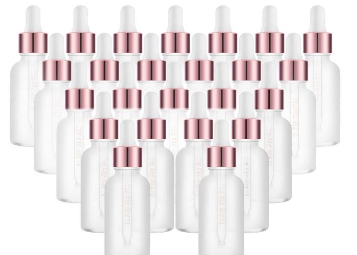 30ml Glass Dropper Bottle for Essential/Body Oils Frosted - Single