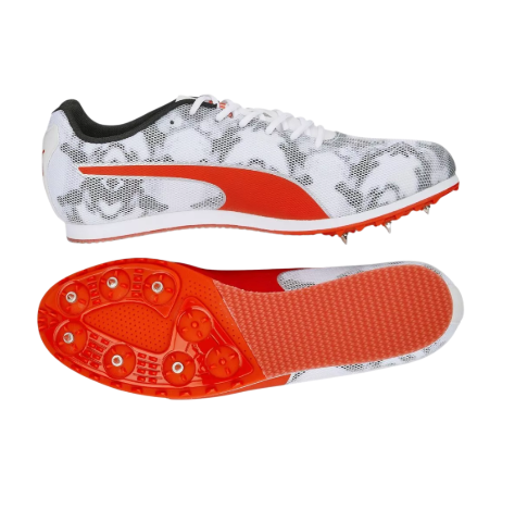 Spike Shoes Puma EvoSpeed Star 8 Sprint White|Red US 9.5