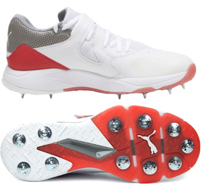 Cricket Shoe (Bowling) Puma 24.1 White|Red|Storm UK9.5|US10.5
