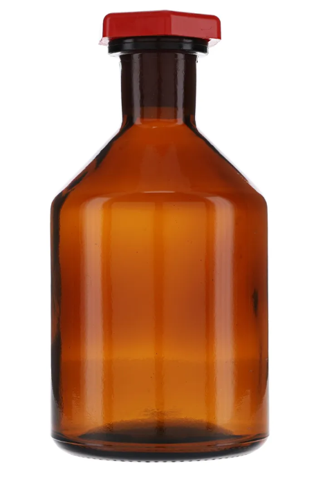 250ml Polystop Amber Glass Reagent Bottle 