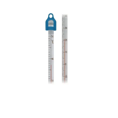 Thermometer: -1°C /101°C Lo-Tox Blue, 0.2°C, 405mm, Partial 