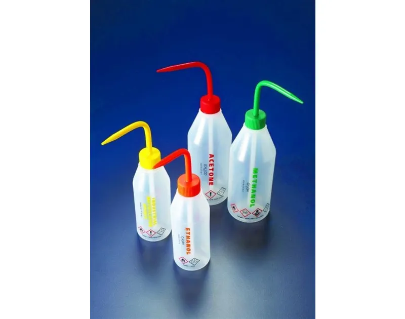 Azlon 500ml Alcohol Wash Bottle, PP, Labeled-5/Pk