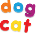 Jumbo Magnetic Lowercase Letters-40pcs