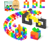 54 PCS Magnetic Building Blocks for Toddlers 3+ 