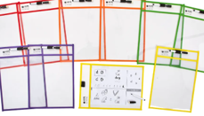 Reusable Wipe-Off A4 Pockets - Pack of 10