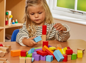 VIGA Wooden Blocks Set - 100 pcs