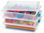 Store & Stack Bins-3/pc