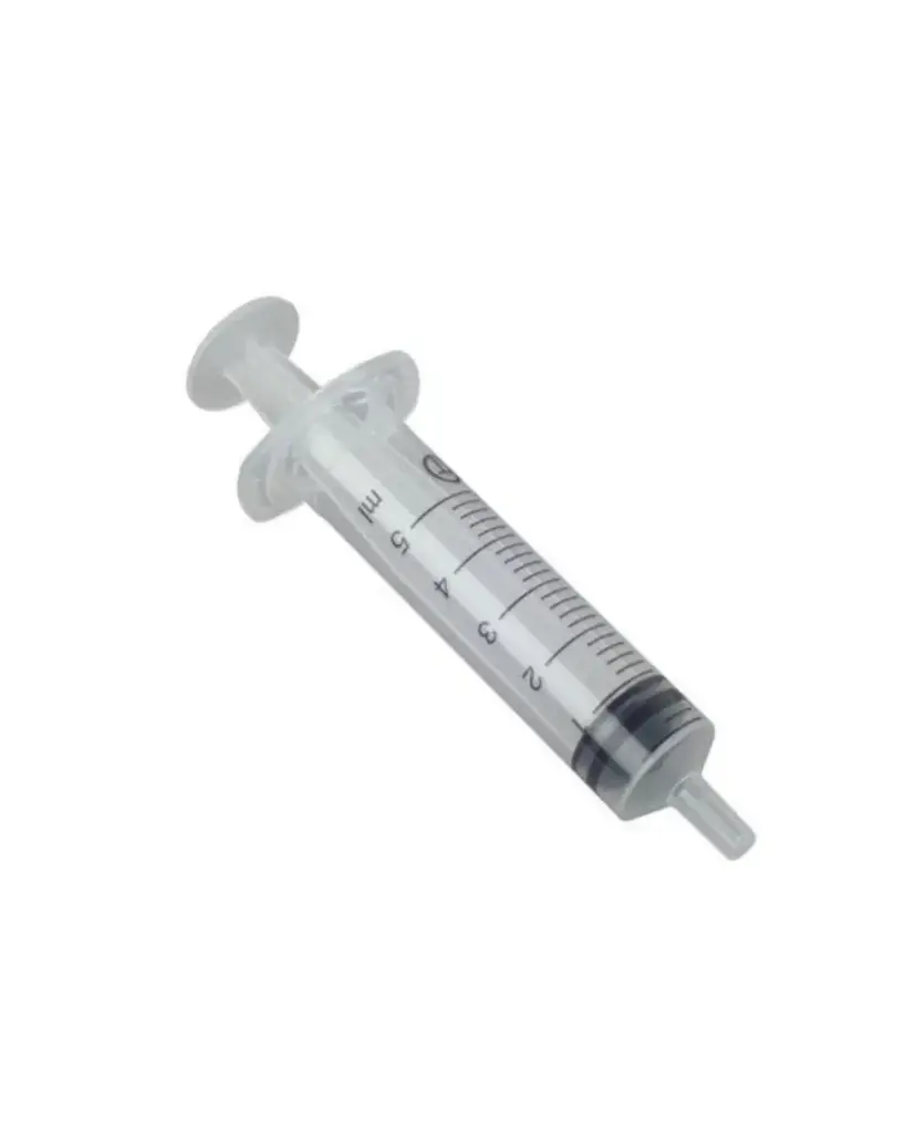 5ml Plastic Laboratory Syringe, Non-sterile – Pack of 10	