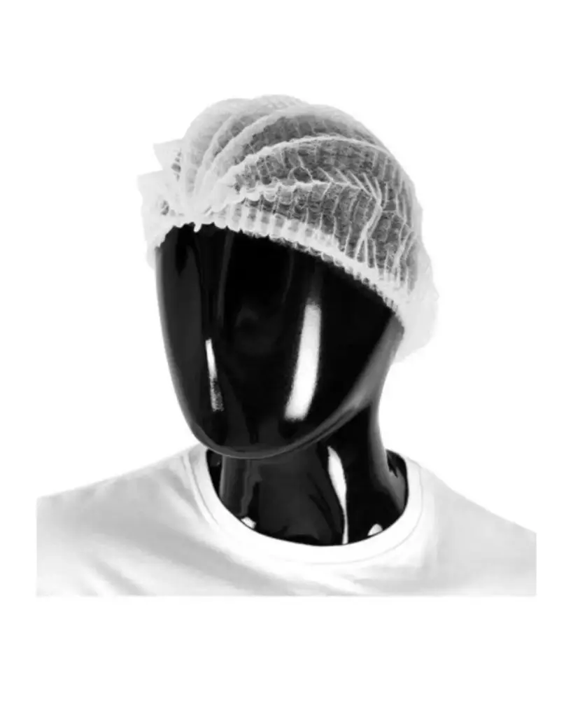 Mob Cap, White, Pleated - Pack of 100 