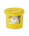 Medical Waste Container: 11.5L Sharps Disposal-Yellow