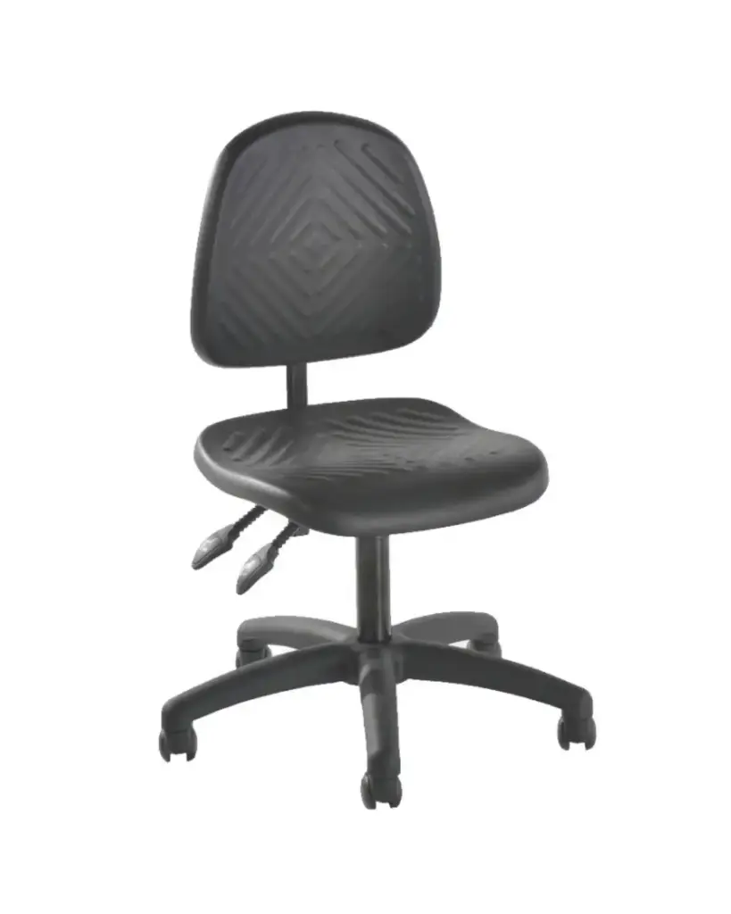 Laboratory Chair, PU, LD Soft Castors-Desk Height