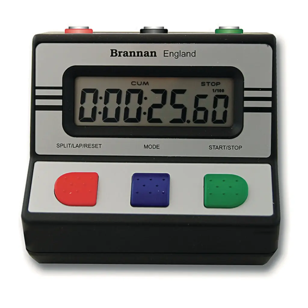 Stop Clock: Bench Top, w/electrical contacts