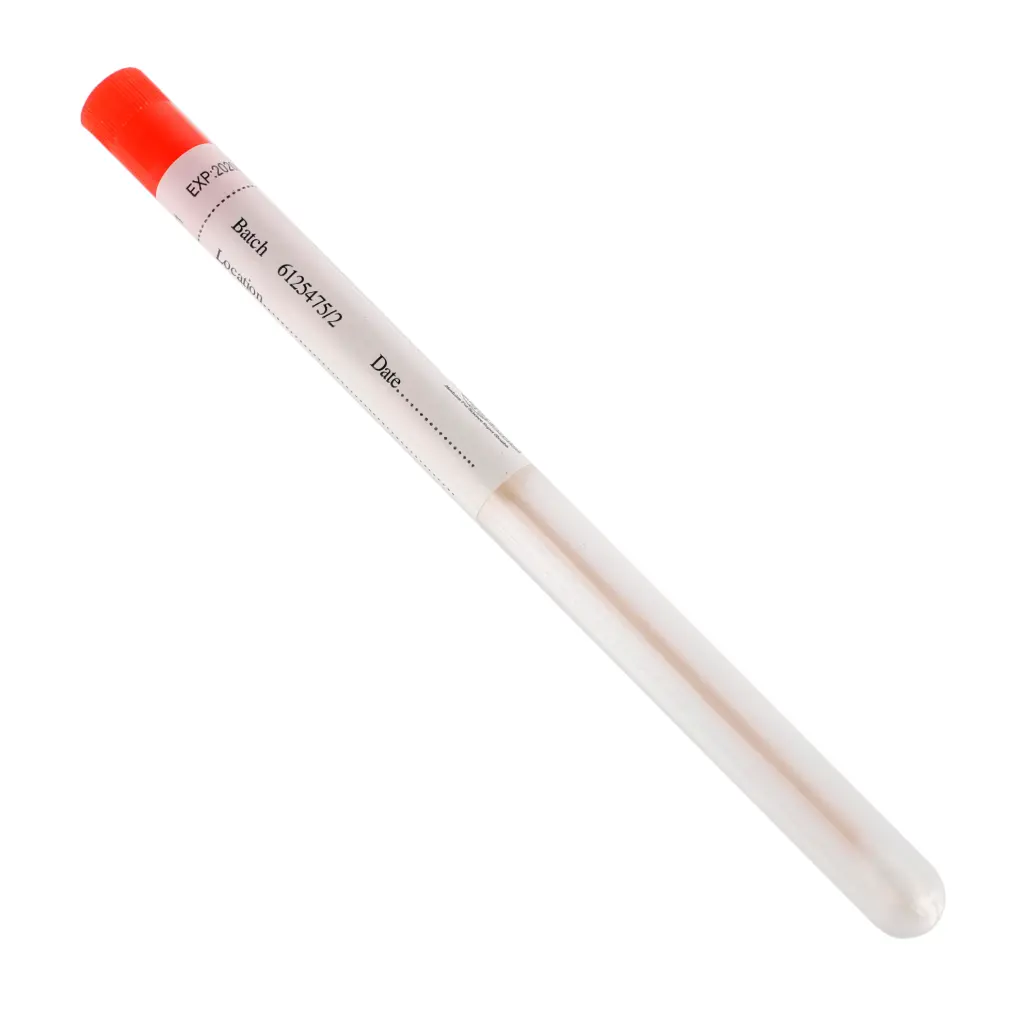 FORENSIC: Labeled Tube: 150mm Standard, Wood, EO, Blue Cap-800/pack