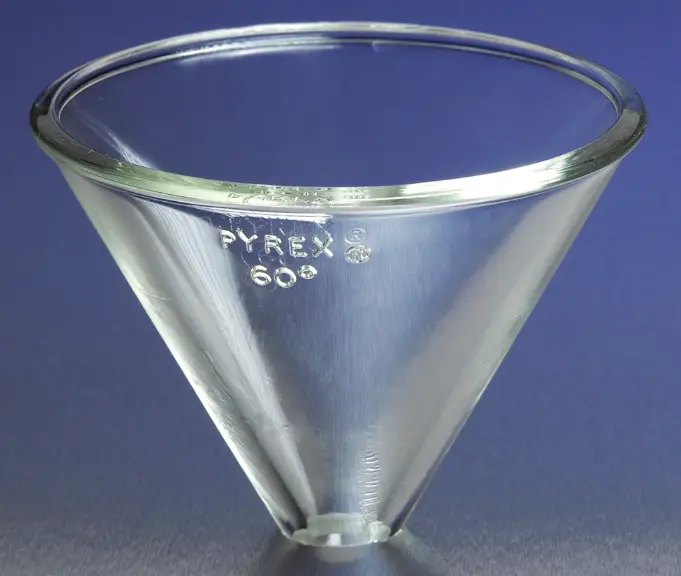 75mm Stemless Glass Filter Funnel