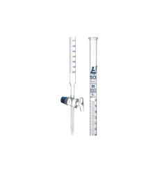 [CAHE1674750/VTT12306672] 50ml Burette with Glass Stopcock, Blue-Class B