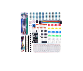 [CALB0005] Electronics Fun Kit w/ Power Supply Module, Jumper
Wire, Precision Potentiometer, 830 tie-Points Breadboard
Compatible with Arduino, STM32