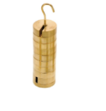 [CAHE1003084] Hanging Slotted Mass Set Incl. Hanger. 9x10g, 10g hanger - 100g